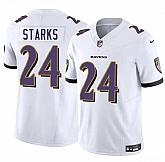 Men & Women & Youth Baltimore Ravens #24 Malaki Starks White 2025 Draft F.U.S.E. Vapor Limited Jersey,baseball caps,new era cap wholesale,wholesale hats